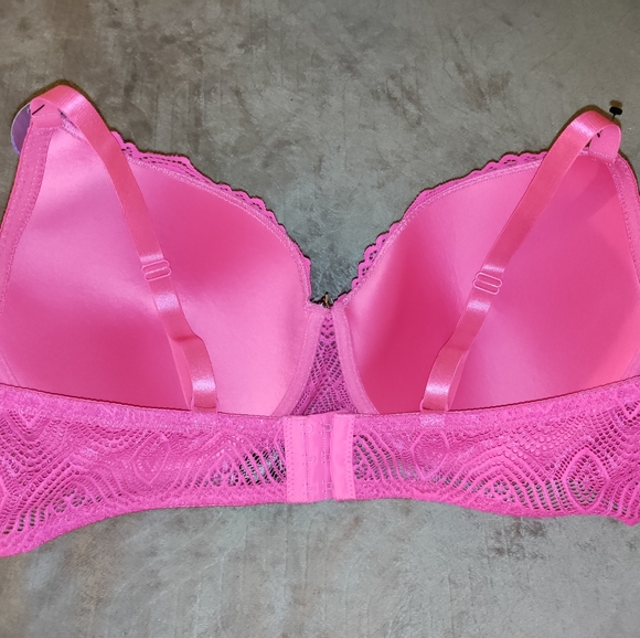🆕 XOXO | Everyday Sexy Hot Pink Bra Size 42D Womens Pink Bra - Picture 11 of 14